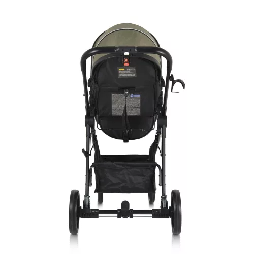 Moni Rio babakocsi 2in1 lapra csukható 22 kg zöld