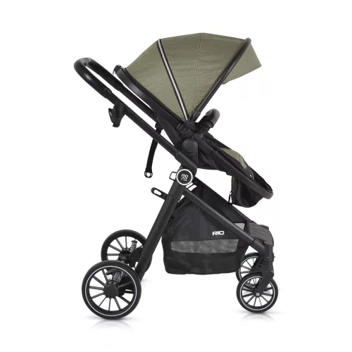 Moni Rio babakocsi 2in1 lapra csukható 22 kg zöld