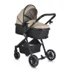 Moni RIO babakocsi 2in1 lapra csukható 22 kg BÉZS/KHAKI