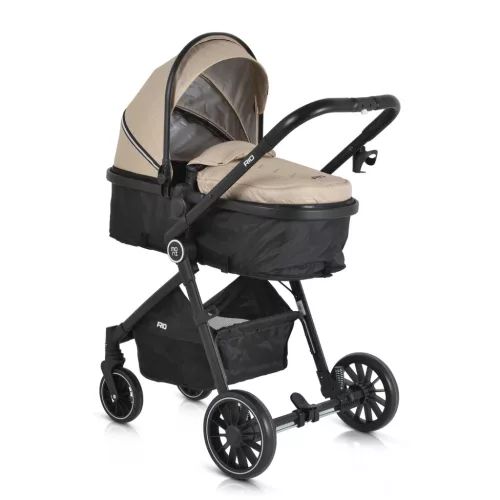 Moni RIO babakocsi 2in1 lapra csukható 22 kg BÉZS/KHAKI
