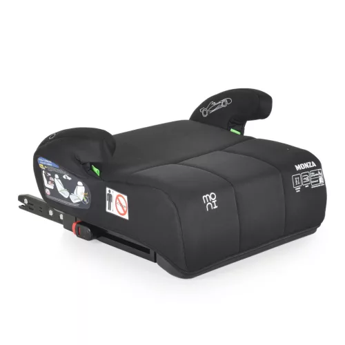 Moni MONZA ülésmagasító isofix I-SIZE 125-150cm FEKETE