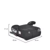 Moni MONZA ülésmagasító isofix I-SIZE 125-150cm FEKETE