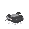 Moni MONZA ülésmagasító isofix I-SIZE 125-150cm SZÜRKE