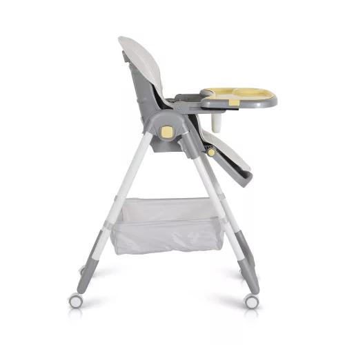 Moni Raffy etetőszék, könnyű, kompakt, multifunkciós, macis mintával sárga