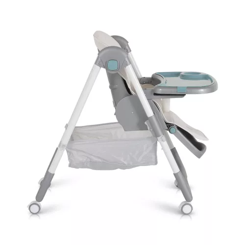 Moni Raffy etetőszék, könnyű, kompakt, multifunkciós, macis mintával menta