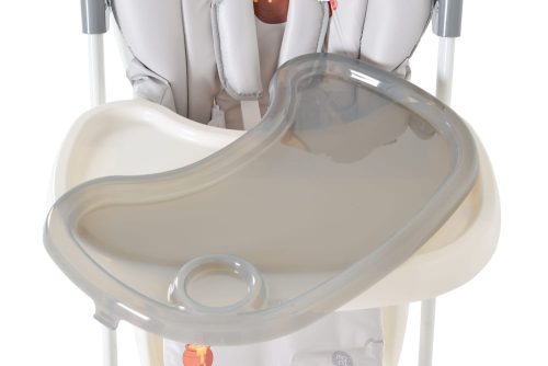 Moni Hunny etetőszék multifunciós, macis mintával szürke