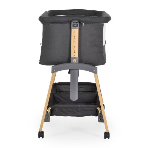 Moni Adoro babaöböl szúnyoghálóval, 7 poz. dönthető, kerekes,+tároló fekete