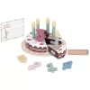 Moni Tooky toy fajáték szülinapi torta szett pasztel színű