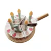 Moni Tooky toy fajáték szülinapi torta szett pasztel színű