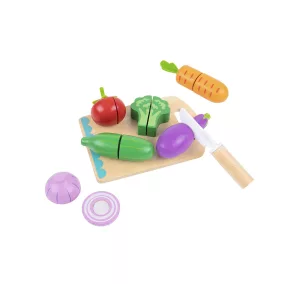 Moni Tooky Toy fa vágódeszka ZÖLDSÉGEK