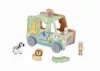 Moni Tooky toy fa állatos formabedobó autó pasztel szín