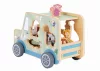 Moni Tooky toy fa állatos formabedobó autó pasztel szín