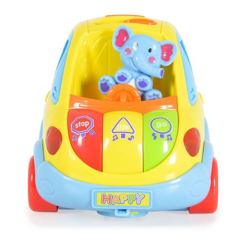 Moni Hola formabedobó busz sárga