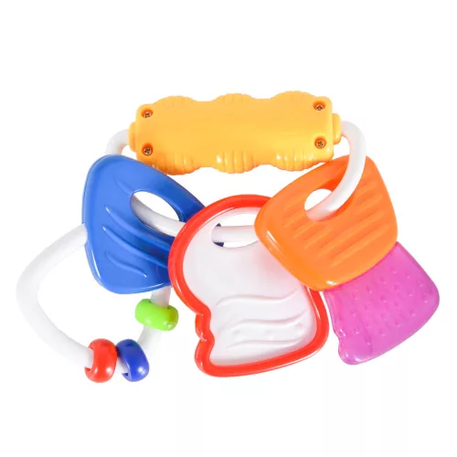 Moni Hola csörgő kulcs színes