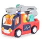 Moni Hola tűzoltó autó hangokkal, fényekkel piros