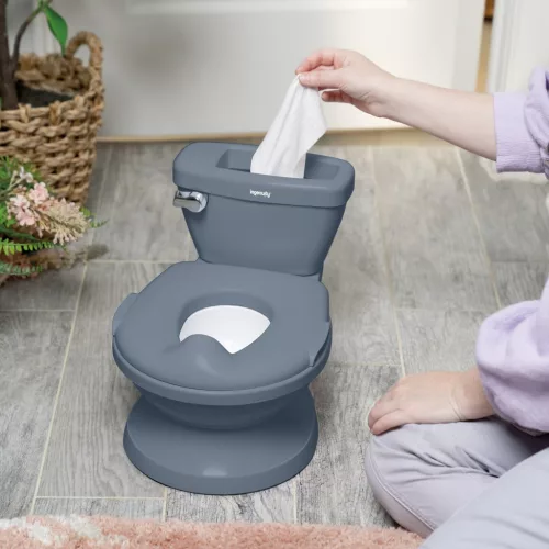 INGENUITY Gyermek toalett hanggal My Size™ kék