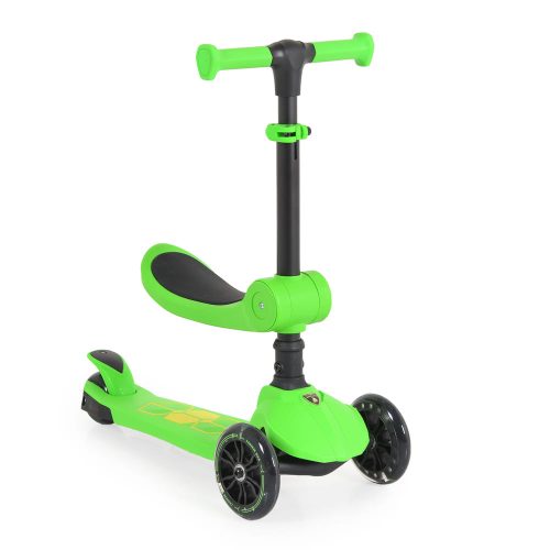 Moni Lamborghini 2in1 ráülős roller zöld