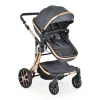 Moni Polly 2 in1 babakocsi szett:sport+mózes+kistáska 107985 fekete