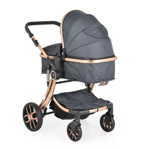 Moni Polly 2 in1 babakocsi szett:sport+mózes+kistáska 107985 fekete