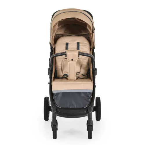 Moni BUGGY babakocsi lapracsukható, nagy kerekek, könnyű BÉZS