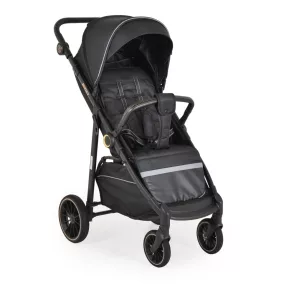   Moni BUGGY babakocsi lapracsukható, nagy kerekek, könnyű FEKETE