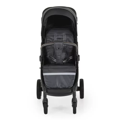Moni BUGGY babakocsi lapracsukható, nagy kerekek, könnyű FEKETE