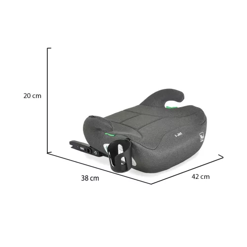Moni I-jet ülésmagasító isofix 125-150cm i-size szürke