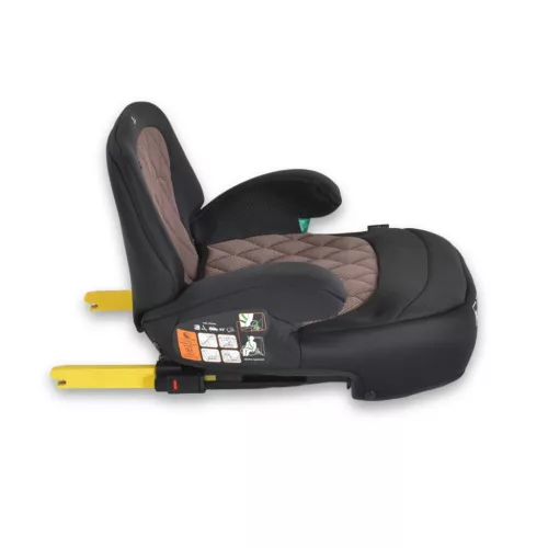 Moni JAX autós ülésmagasító háttámlával 125-150cm rögzítő hevederrel, ISOFIX PINK