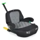 Moni JAX autós ülésmagasító háttámlával 125-150cm rögzítő hevederrel, ISOFIX SZÜRKE