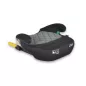   Moni JAX autós ülésmagasító háttámlával 125-150cm rögzítő hevederrel, ISOFIX SZÜRKE