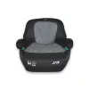 Moni JAX autós ülésmagasító háttámlával 125-150cm rögzítő hevederrel, ISOFIX SZÜRKE