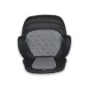 Moni Jax autós ülésmagasító háttámlával 125-150cm rögzítő hevederrel, isofix szürke