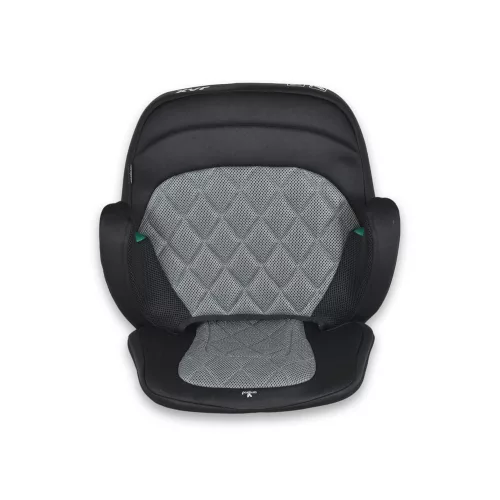 Moni Jax autós ülésmagasító háttámlával 125-150cm rögzítő hevederrel, isofix szürke