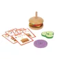 Moni Tooky toy fa hamburger készítő szett
