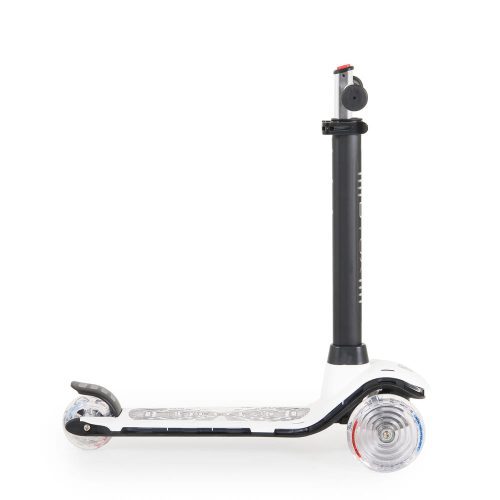 Moni Isporter roller kamaszoknak villogó ledekkel, 50 kgig fehér/fekete