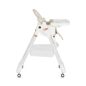   Moni Lindo multifunkciós etetőszék kiegészítőkkel (előke, kanál, villa) fehér