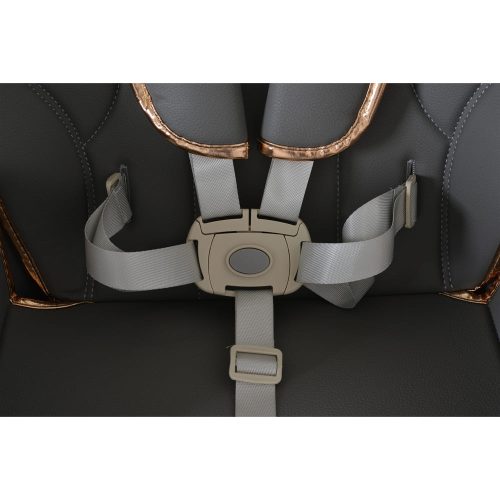 Moni Lindo multifunkciós etetőszék kiegészítőkkel (előke, kanál, villa) szürke