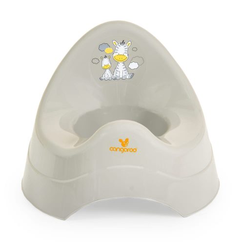 Moni Zebra bébi egyszerű bili pasztel szürke