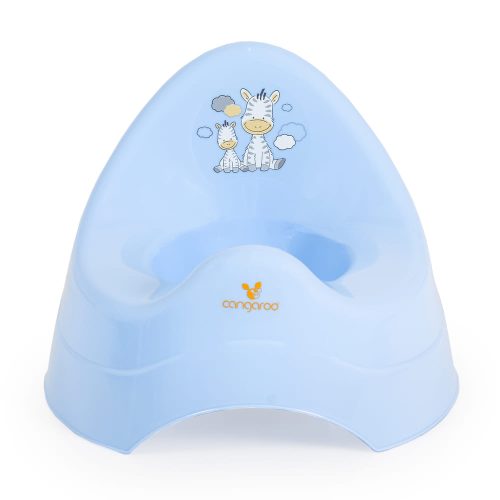 Moni Zebra bébi egyszerű bili pasztel kék