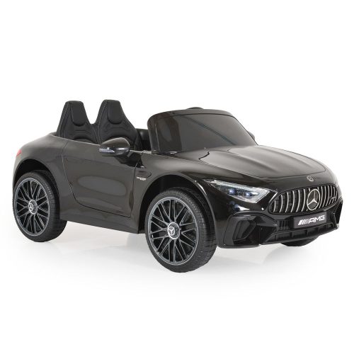 Moni Bo dk-sl63 mercedes elektromos kisautó 2 motor, 125cm, 35kg-ig fekete