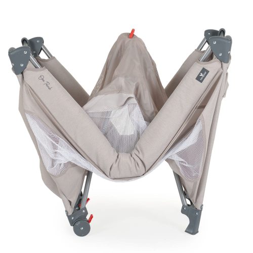 Moni One touch utazóágy egy kézzel csukható v.szürke