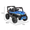 MONI BO Fast UTV elektromos autó/buggy METÁL KÉK