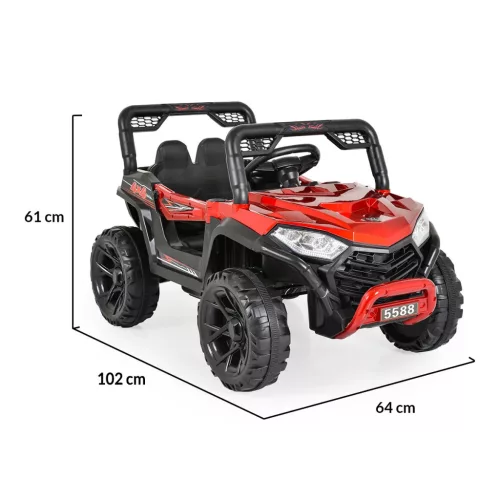 MONI BO Fast UTV elektromos autó/buggy METÁL PIROS