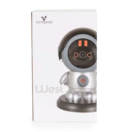 Moni WEST bébiőr, kamera, 3.0Mp, wifis, 4G, babaforma SZÜRKE/kék