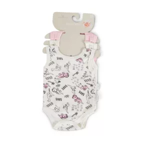 Moni BABARUHA BODY 3 dbos ujjatlan body szett PINK