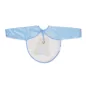   Moni BEAR előke hosszú ujjal, macis mintával, pvc/textil KÉK