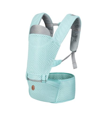 Moni Mistral bébi hordozó 3 poziciós, ergonomikus, hálós türkiz
