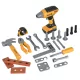 Moni Fiú játék szerszámok hátizsákkal, 28 db-os szett