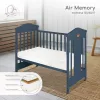 Moni AIR MEMORY matrac 120x60cm 3 réteg, kókusz+szivacs+memóriahab FEHÉR