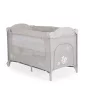   MONI Sleepy összecsukható luxus utazóágy 2 szint+pelenkázó+ játék SZÜRKE